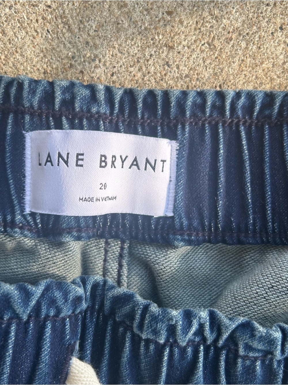 NWT Lane Bryant High Rise Straight Pull On Jeans Pants Size 20 NEW Dark Blue - Picture 4 of 7